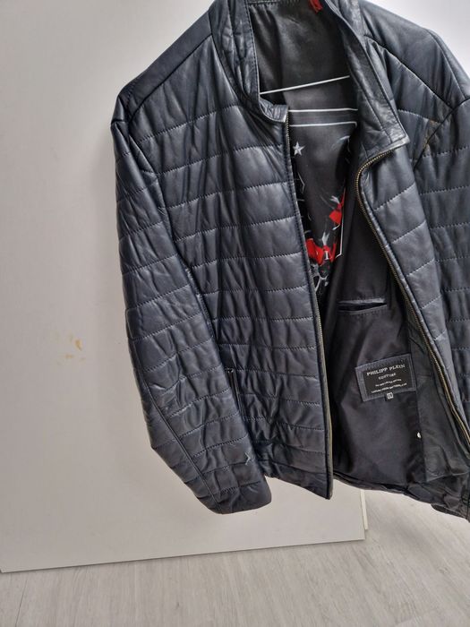 Vând geacă de piele Philipp Plein