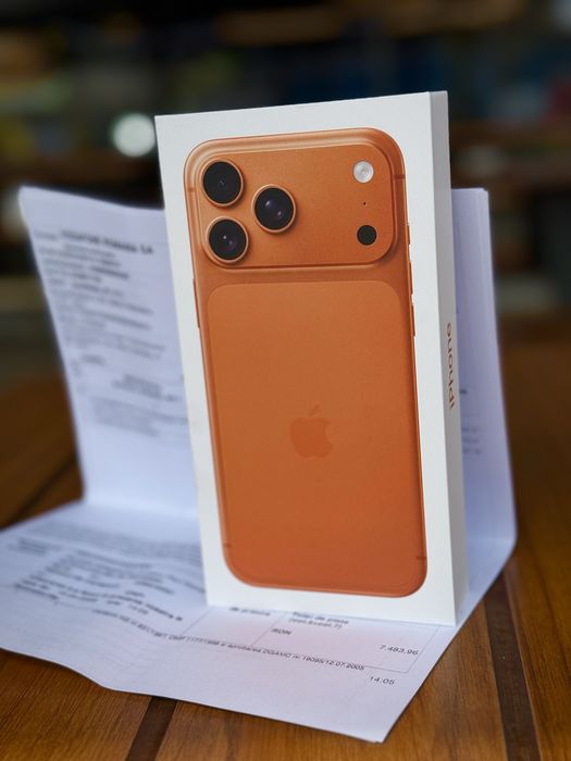 iPhone 17 PRO MAX Cosmic Orange•256GB•Neverlocked | Sigilat | Garantie | Factura