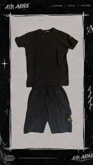 Stone island short set