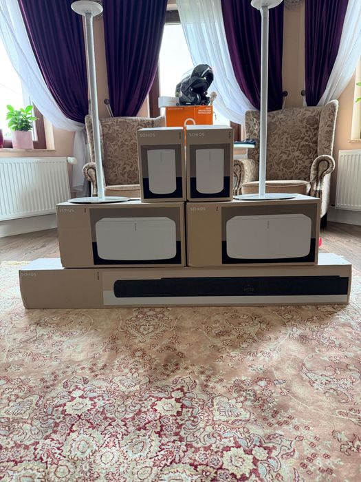 Pachet Boxe Sonos  Arc Ultra/2 Sonos Five/2 Sonos Era 100 suporti