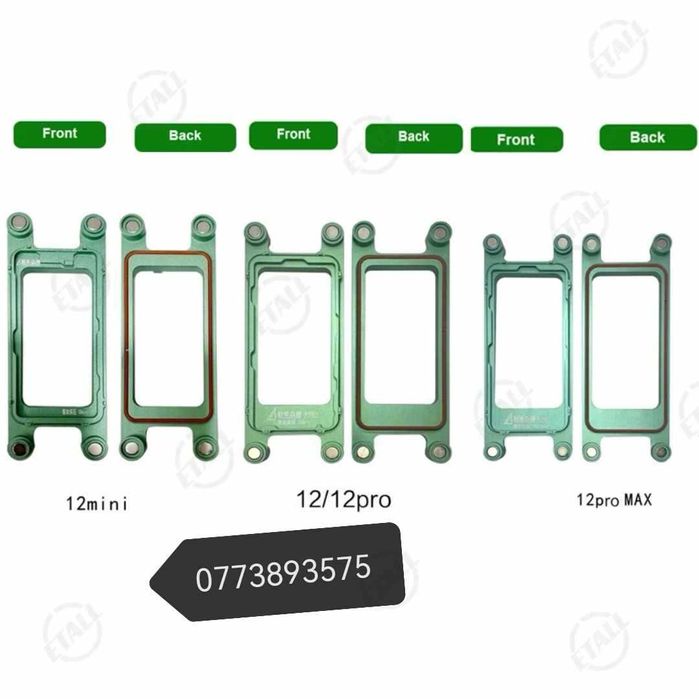 Mold magnetic matrita sticla iphone rama ecran service GSM 14 13 12 XS