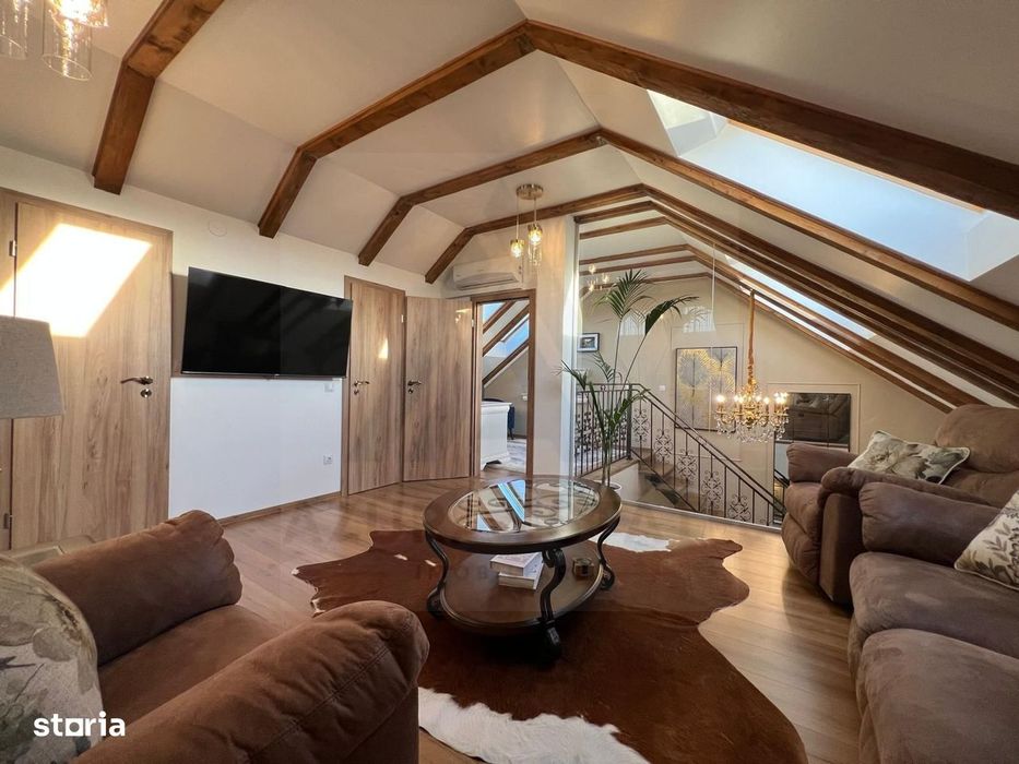 Penthouse lux 122 mp utili 4 camere 3 bai etaj 2 in Arhitectilor