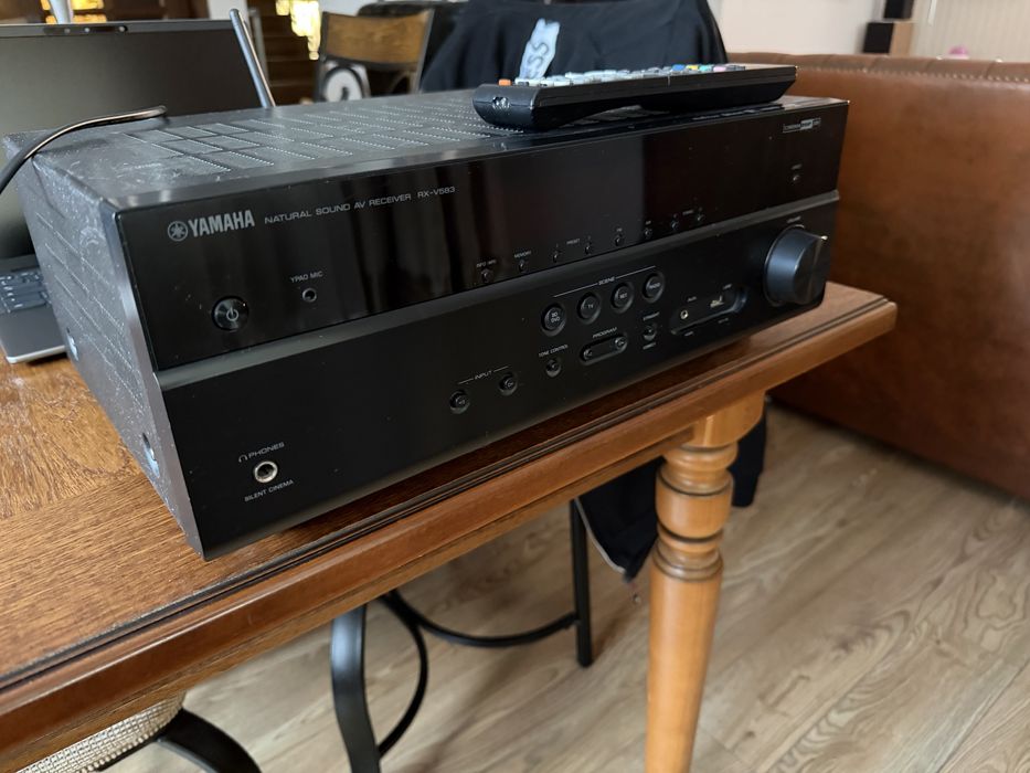Receiver AV  7.2 Yamaha RX-V583 – Dolby Atmos  5.1  HTR-4068 (4K, Wi-Fi, Bluetooth, MusicCast)