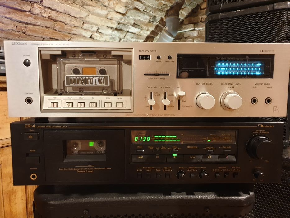 Tape deck Luxman K115/Sony tc k411/Akai hxa451w/ Boombox Crown,Siemens
