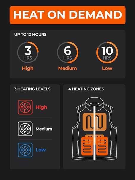 ORORO Дамска отопляема софтшел жилетка с Power Bank, черна, размер М