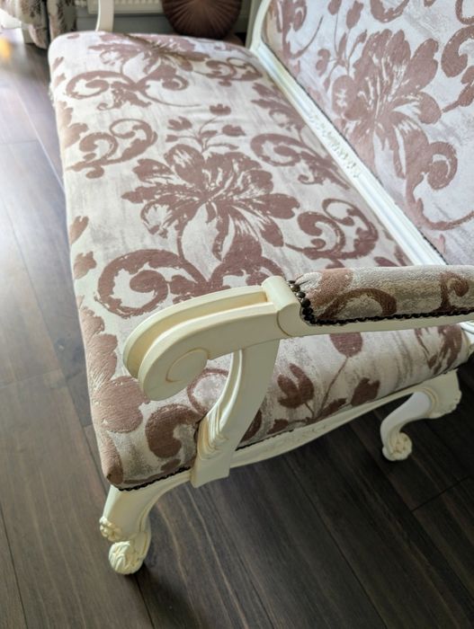 Canapea vinted lemn antichizat