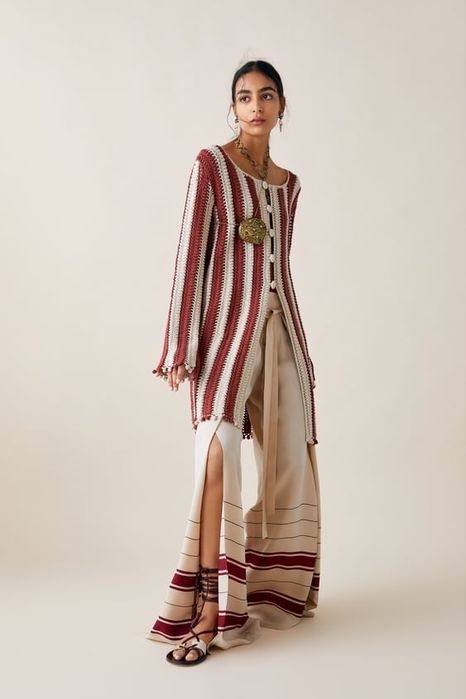 Cardigan croșetat Zara Studio