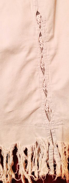 Светла дънкова пола