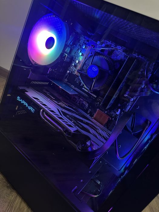 Бюджетен Геймърски компютър i5 7500 rx 580