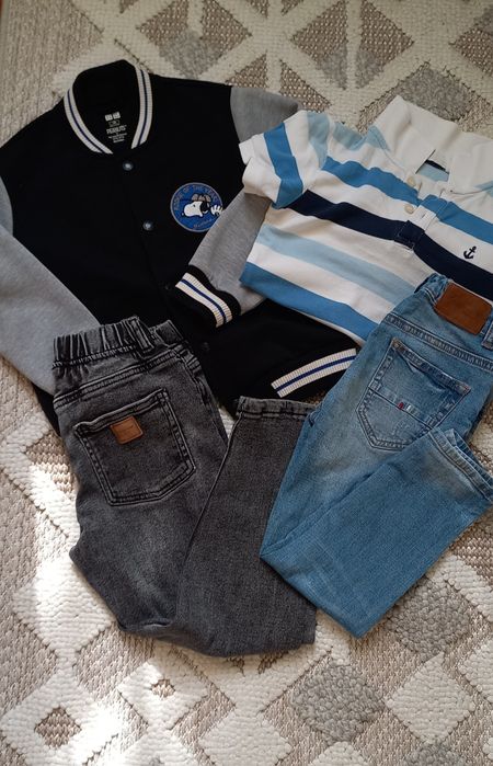 Бомбер куртка джинсы 5-7 лет