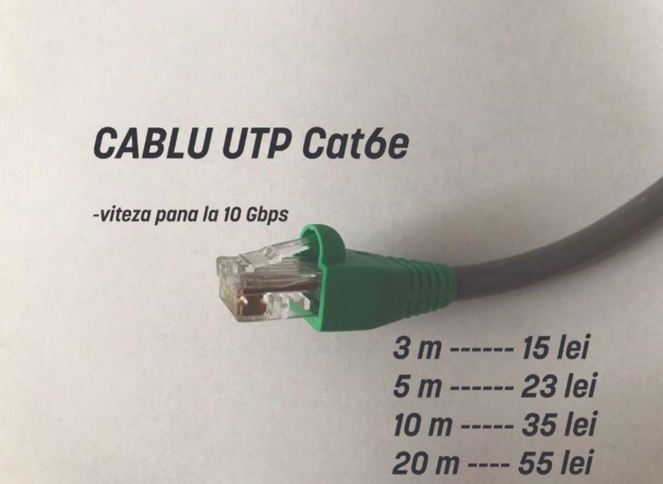 Cablu de internet retea UTP Cat6 diferite marimi