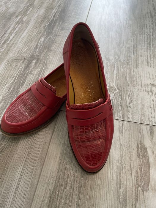 Дамски мокасини естиствена кожа