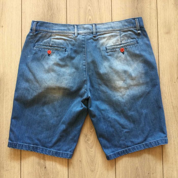 НОВИ оригинални сини дънкови къси гащета бермуди HERRLICHER размер 38