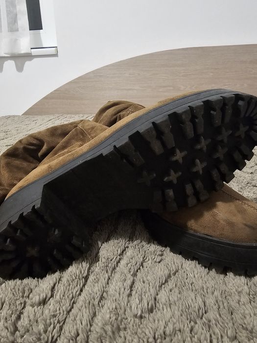 Дамски велурени боти тип чарап