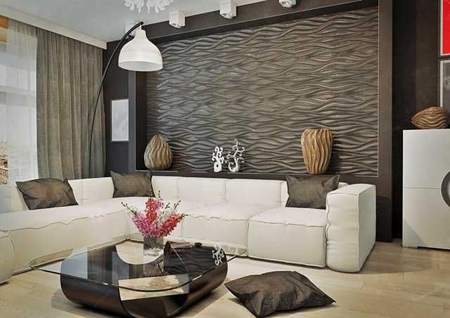 Декоративни 3D панели - 3д гипсови панели, облицовки за стени 0058