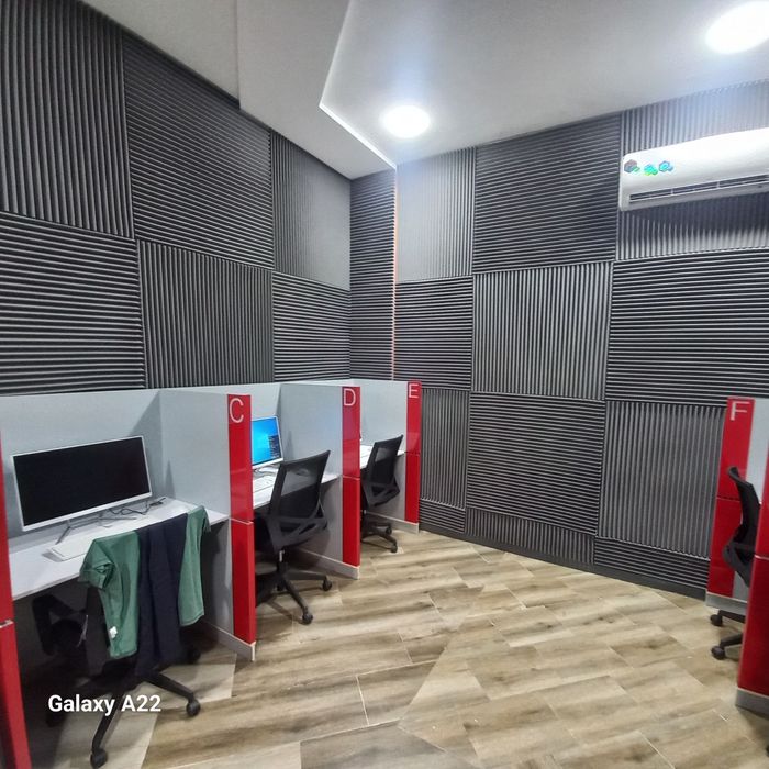 Акустический поролон, эхо ловушки , колл центр, студия