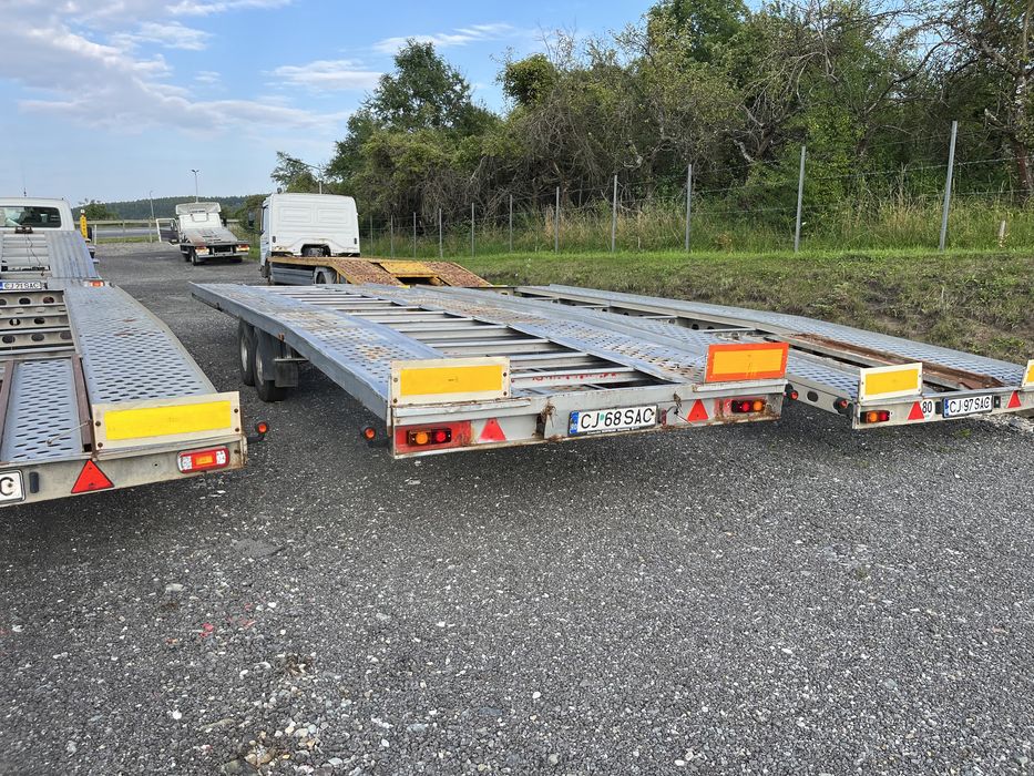 Remorca /platforma auto  dubla 3500kg /8,5m