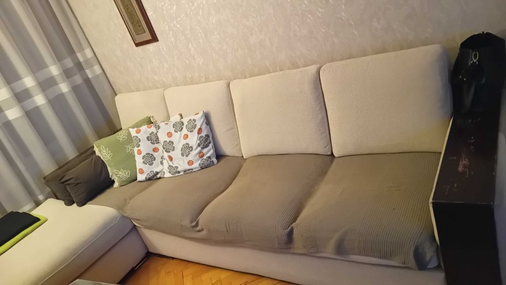 Холна гарнитура - диван, фотьол и табуретка