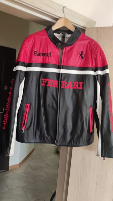 Мъжко кожено яке Ферари