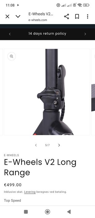 Trotineta electrica E-Wheels V2 Long Range.Profesionala.