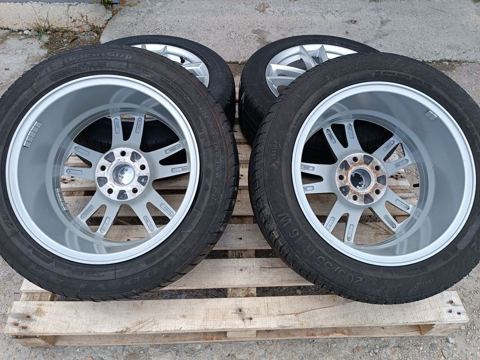 Лети джанти 16ки 5х112 Space Wheels + летни гуми 205/55/16