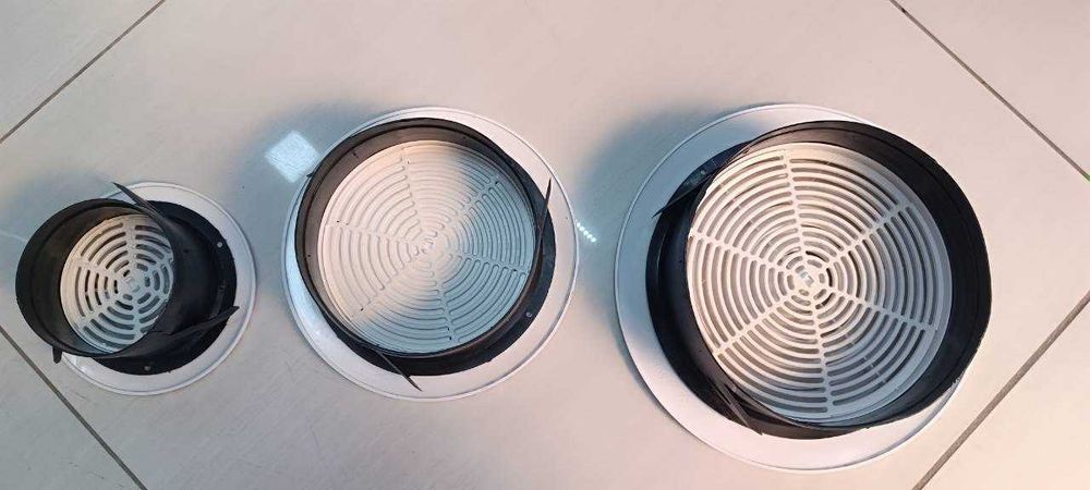 Пластиковые вентиляционные решётки c регулирования Диффузоры