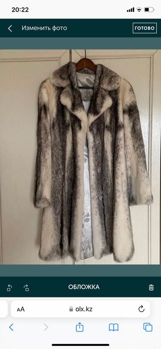 Продаю шубу из норки, канадский мех