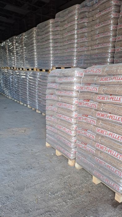 100% Букови пелети Клас А1.  6мм.