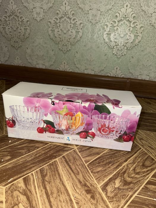 Хрустальный сервиз вазы