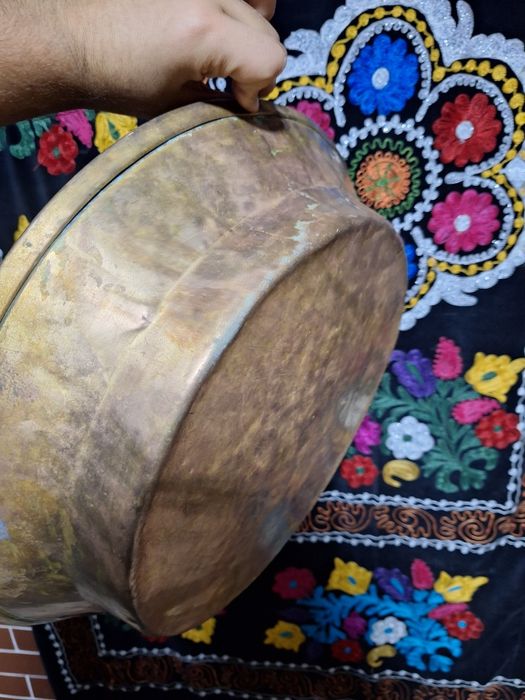 Медный таз старинный