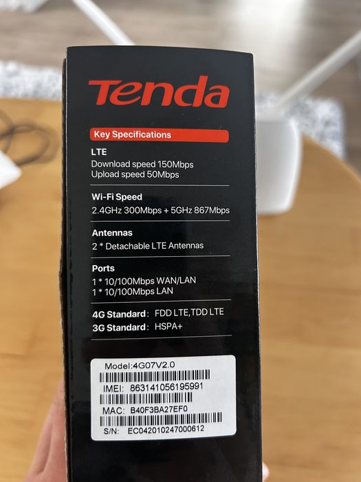 Router Tenda AC1200 4G