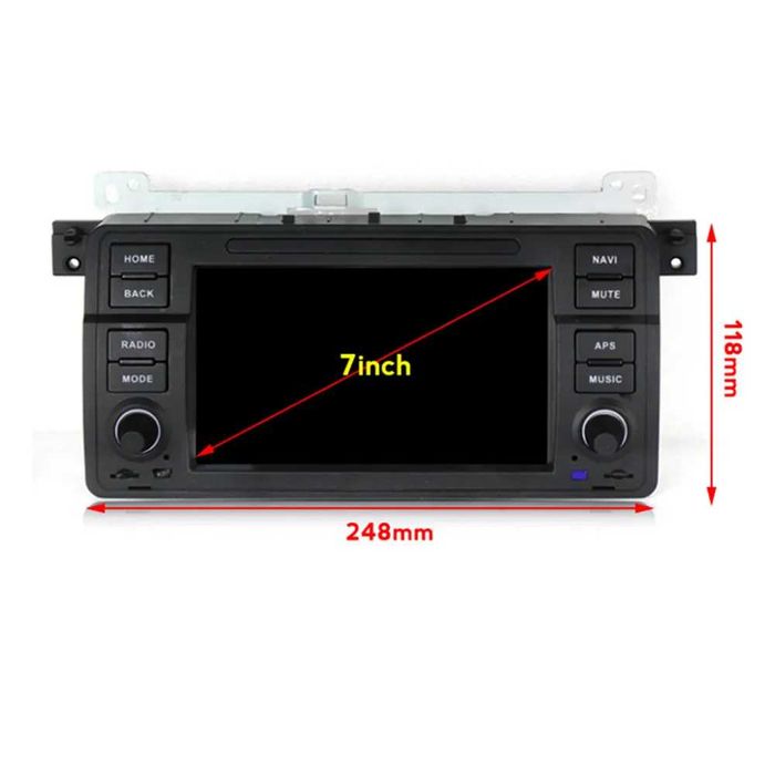 BMW 3 SERIES E46 7" навигация без двд Андроид 15