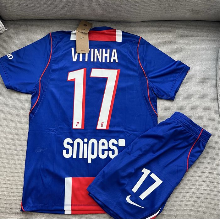ПСЖ Vitinha #17 и Joao Neves #87 | Цял Футболен Екип PSG 26/27 | Размер L |