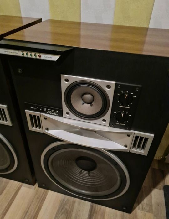 BOXE*PIONEER*CS-722A*Rarități Legendare*Vu-metre(jbl b&w l 100 klipsch
