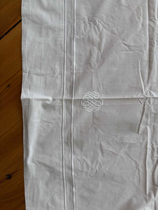 Cearceaf Zara Home Hotel collection elegant  deluxe alb