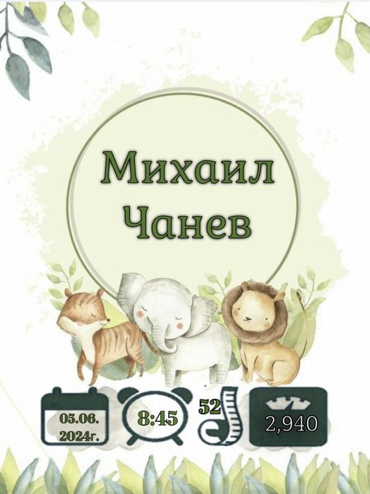 Бебешка Визитка