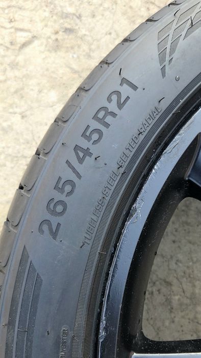 Диски R21 с летней резиной.
