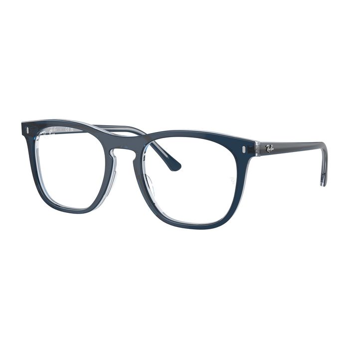 Ray-Ban RX2210V 8324 Blue on Transparent Blue - Unisex Optical Frames 51mm