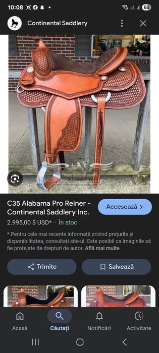 Sa calarie western Continental Saddlery clasic ider Al USA