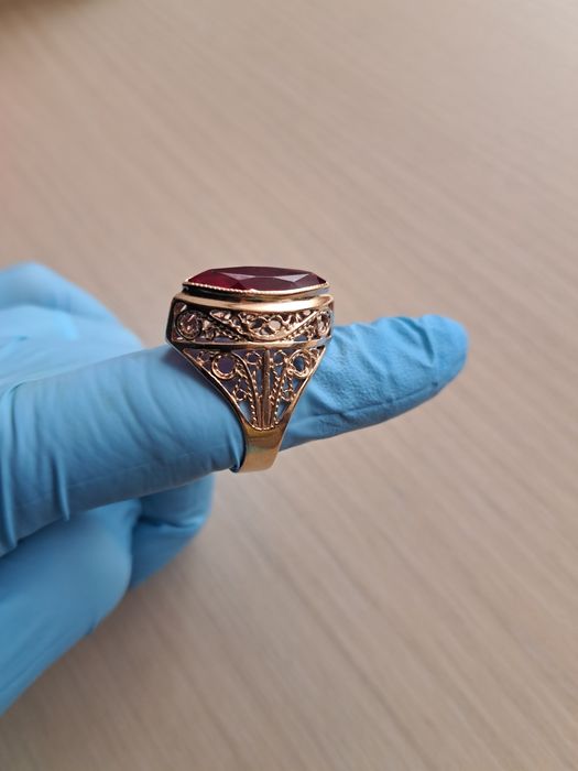 Vand inel aur 14 karate