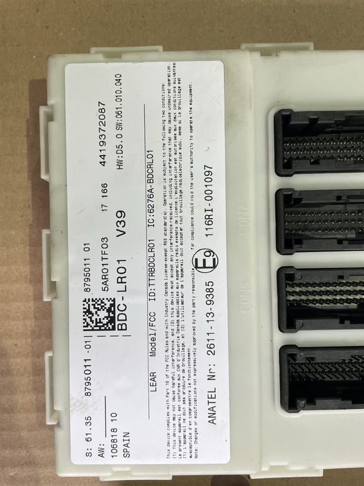 Компютър/ БДЦ модул БМВ Х5, Ф15 (computer/ BDC bmw f15)