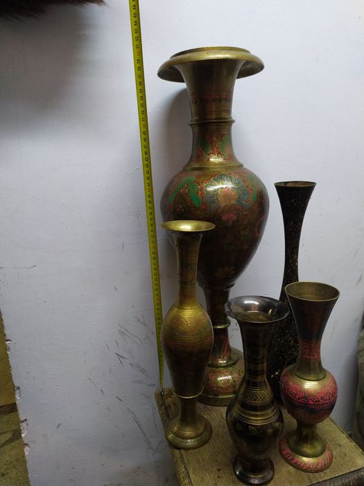 Ваза индийская латунь