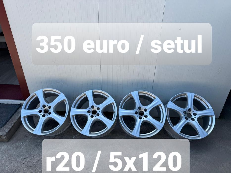 Jante aluminiu r20 / gama BMW / LAND ROVER / RANGE ROVER / VW TOUAREG / OPEL INSIGNIA / TESLA / HONDA / CHEVROLET / CADILLAC / 5x120