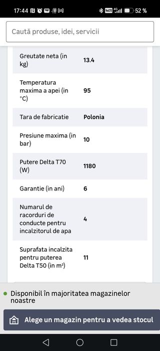 Calorifer tip portprosop, nou nefolosit!