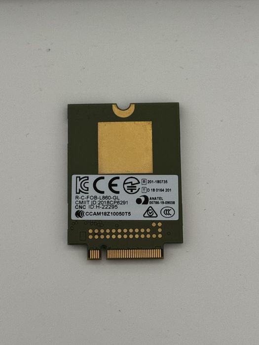 Fibocom L860-GL 4G LTE CAT16 M.2 WWAN Lenovo ThinkPad – modem internet SIM laptop