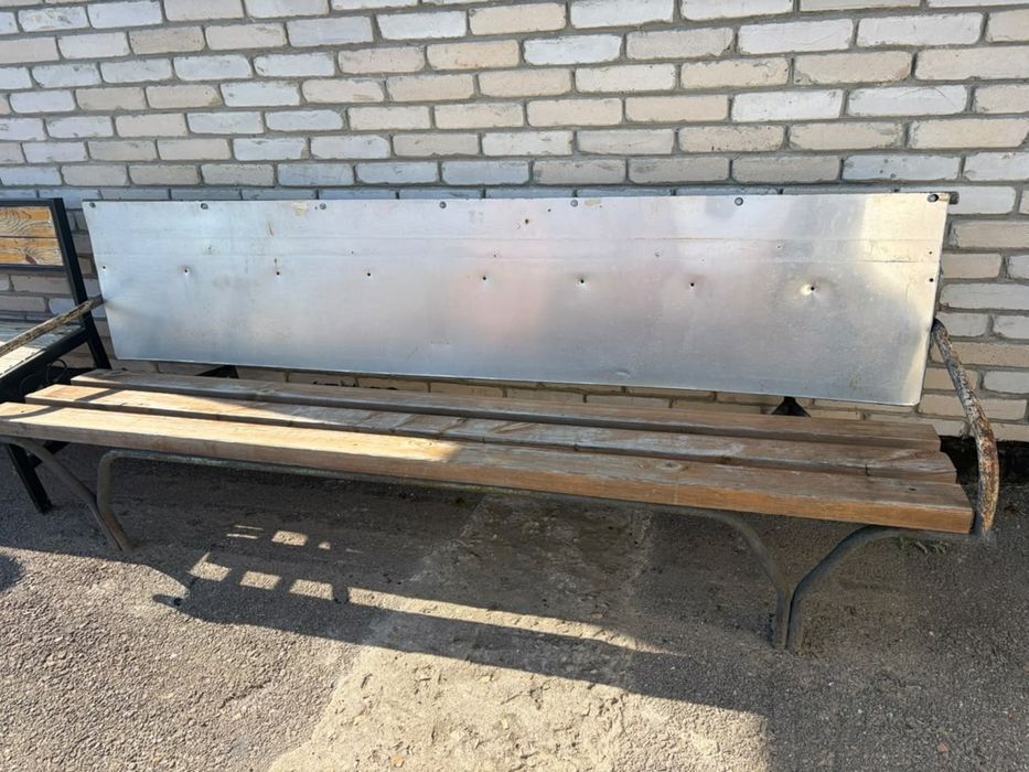 Скамейка со спинкой