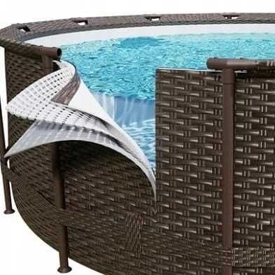 Бассейн каркасный 366х100см  фильтр и лестница