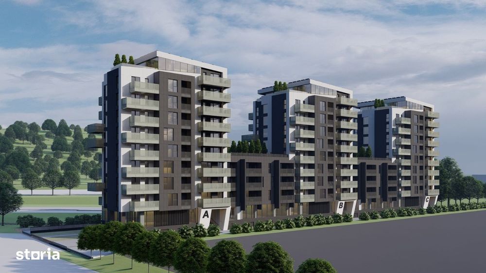 1 cameră- Ultimul apartament etaj 1/ 2,5 km de Palas Bloc nou