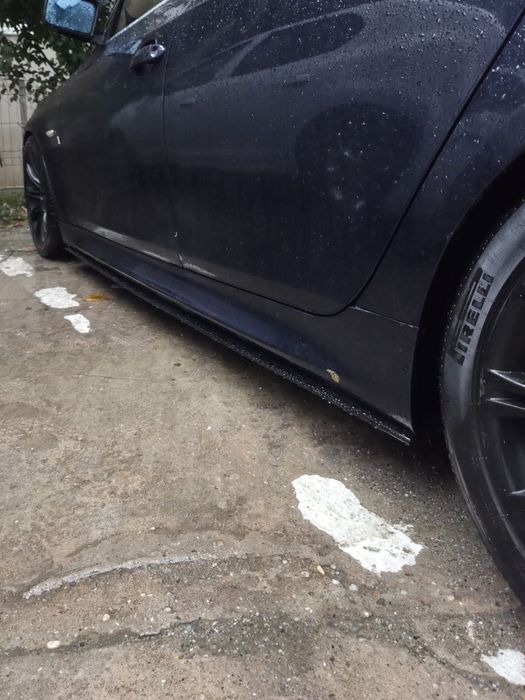 Prelungire praguri M-Perf BMW seria 5 E60 E61 (2003-2010) negru lucios