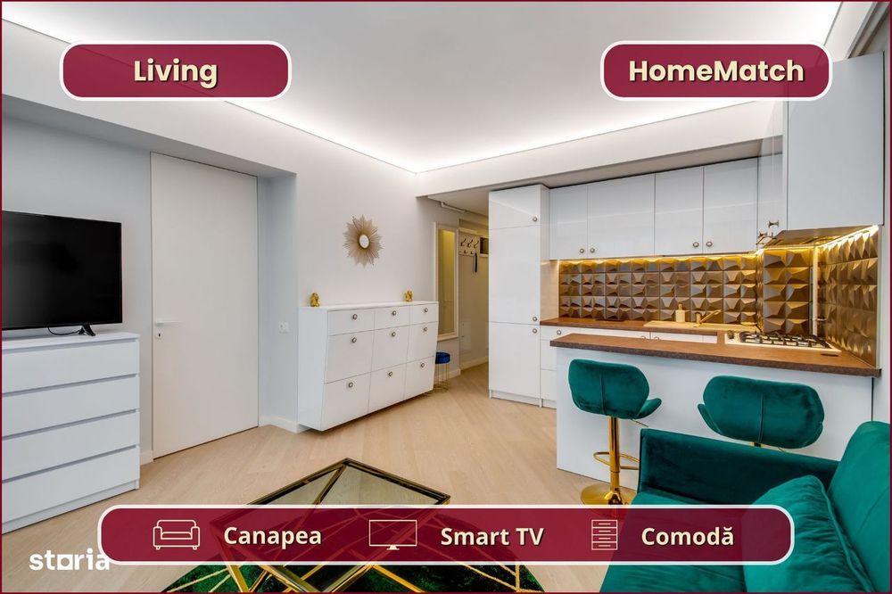 Cortina North || 2 Camere || Parcare subterană || Comision 0%